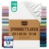 Utopia Bedding, Fitted Sheet, 200 x 200 cm, White, Oeko-Tex