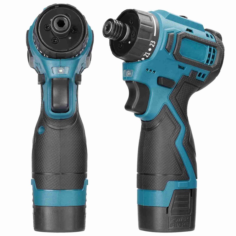 18V Lithium Screwdriver Adjustable 2 Speed Control Modes Multifunctional Repairing