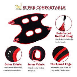 CECOMBINE Cat & Dog Grooming Hammock, 12 In 1 Pet Grooming Hammock Harness with Comb, File & Nail Clippers, Nail Cutting Helper for Pets Nail Trimming Bathing Ears Care Washing