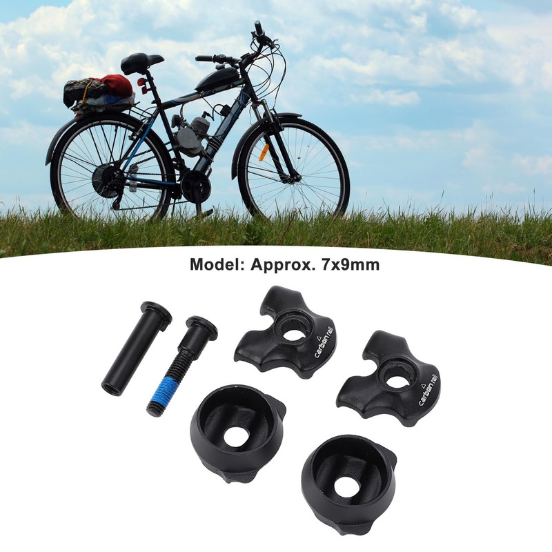 Bike Clamp Adapter Set, Rail Saddles Clamp Adapter 7x9mm Conversion