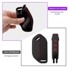 QBUC for 2PCS Kia Key Fob Cover with Keychain Soft