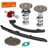 Intake & Exhaust Camshaft w/Cam Timing Chain Guides Tensioner for
