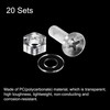 uxcell M4 x 16mm Plastic Phillips Machine Screws with Nuts