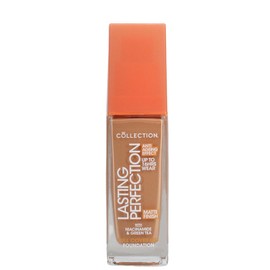 Collection Cosmetics Lasting Perfection Matte Foundation, Full Coverage, Anti-Ageing Effect, 14W Caramel Warm 27ml