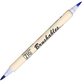 Zig Brushable Colour Graduation Twin Brush Tip Marker Pen 803 English Lavender