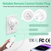Wireless Remote Control Outlet Switch,NineLeaf Remote Light Switch,Remote Control Outlet