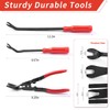 TSUGAMI 3PCS Car Clip Pliers Set & Fastener Remover, Vehicle