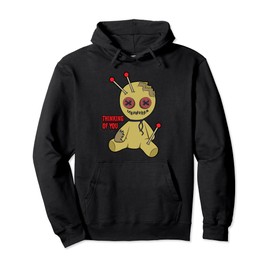 voodoo doll - funny text - relationship - cute - funny -cool Pullover Hoodie
