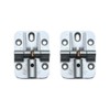 180-Degree Adjustable Hinge, Locking Hinges with 0°/90°/135°/180° Lockable Angle, Folding