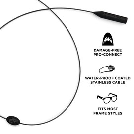 Pilotfish Wire Sunglasses Strap, No-Tail Eyewear Retainer for Glasses, Secure Eyeglass Holder for Sports and Outdoors