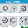 Litensh 30mm Security Mailbox Lock, Letter Post Box Lock, Cabinet