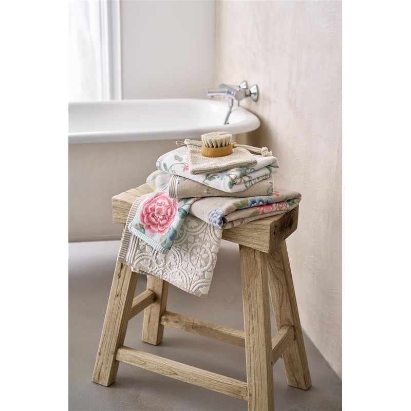 Pip Bath Towel Les Fleurs Colour Blue Size 70 x