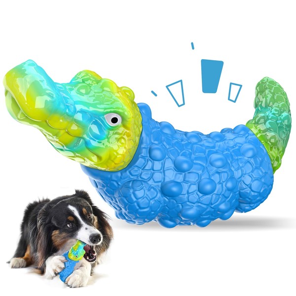 Durable Dog Toys for Aggressive Chewers - Tough Indestructible Squeak