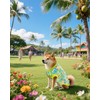 PET SHOW 4 Pack Dog Hawaiian Shirts for Medium Dogs