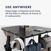 kwmobile Bag Holder for Table - 2 x Foldable Non-Slip