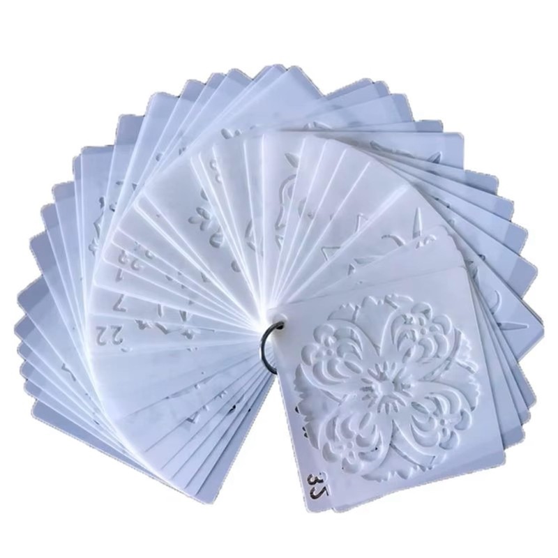 NOELAMOUR Stencil Sheet Mandala Drawing Template Mandala Fashionable Template Drawing