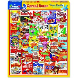 White Mountain New White Mountain "Cereal Boxes" 1000 Piece Jigsaw Puzzle