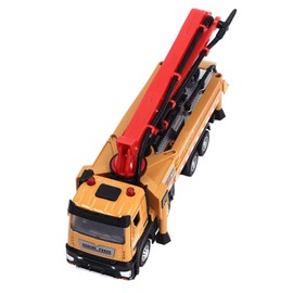 Ghzste Concrete Pump Truck Toy 1:32 Scale Alloy Concrete Pump Truck High Simulation Improve Coordination Construction Vehicle Model