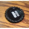 Golf Design " H " Alpha Initial Bling Black Bottle