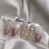 Ribbon Goblin Magnetic Nail Handmade Nail Tips - Long Square