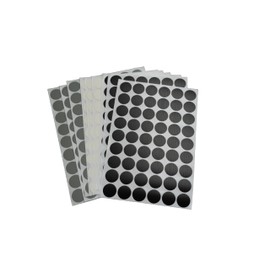DWUENT Screw Hole Covers 486 Pcs 21mm Black White Grey Screw Caps Furniture Stickers for Wardrobe Closet Cabinet Desk Decoration