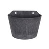 Artstone Claire Wall Pot, 24x16x18 cm, Black