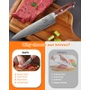 Hinye 8" High Carbon Stainless Steel Kitchen Chef Knife, Redwood