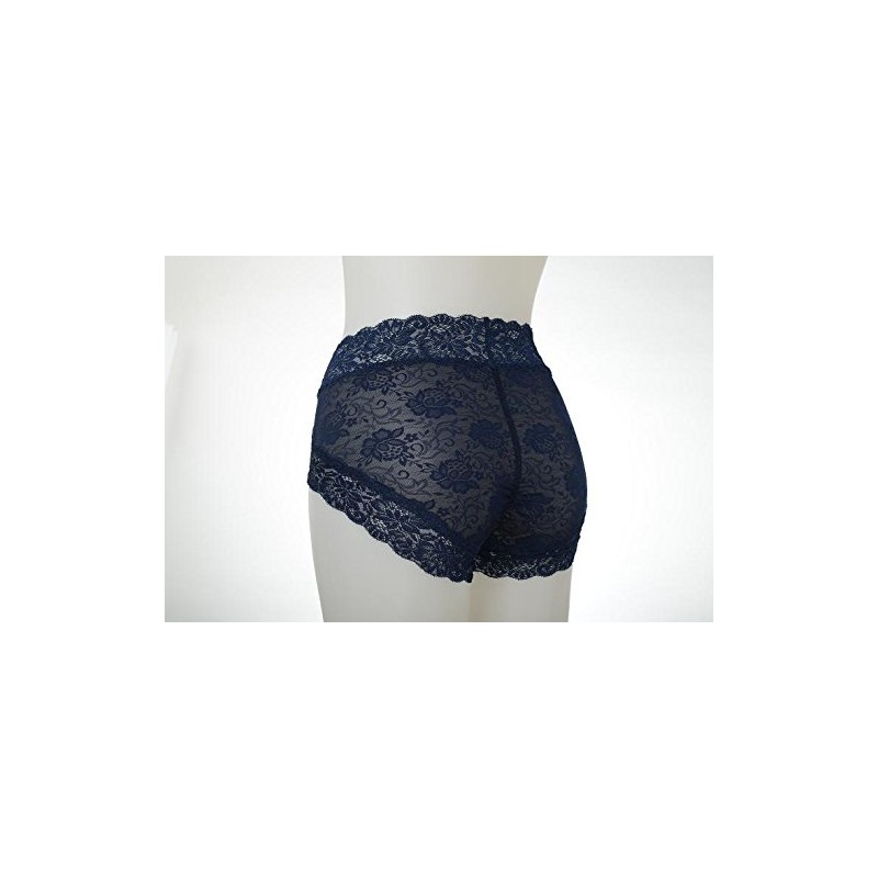 Linge de H Shorts Control Shorts (Medium) Navy Jacquard EL627
