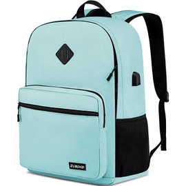 ZUBOND G55 Mochila para portátil, verde azulado, 15.6'', Mochilas Daypack
