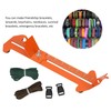 Paracord Weaving Jig Kit Bracelet DIY Making Alloy Frame Braiding