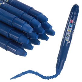 sourcing map Twist Crayons, Twist Crayons Gel Watercolor Set Washable Silky Smooth for Arts Drawing DIY Craft Project Coloring Supplies Gift(Blue, Pack of 12)