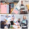 12 Pockets Expanding File Folder, HAISSKY Letter A4 Paper Pockets