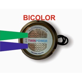 BI COLOR Underwater boat Led Light IP68 36W 3030 42 LED 9-30V DC HIGH Lumen (Green-Blue)