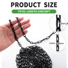 50 ft 1/8" Metal Hanging Chains Fixture Chain Decorative Chain