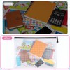 15 Pack Large Mesh Zipper Pouch Bags, 15 Colors A3