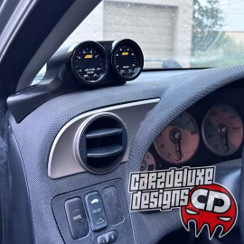 CARZDELUXE Dual gauge pod mount for 2002-2006 Acura RSX Replaces defrost vent cover