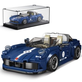 Mould King 27040 Speed Champion Cars Building Toys 911 Buildable Racing Building Cars Collectible Super Car Model Set with Acrylic Display Case Gifts for Kids Adults(366 PCS)