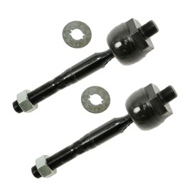 TRQ Front Inner Tie Rod Set 2 Piece Compatible with 2001-2007 Toyota Sequoia 2000-2006 Tundra