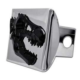 Elektroplate Metalhead T-Rex All Metal Chrome Hitch Cover for Trucks and SUVs | Fits Standard 2" Trailer Hitch Receivers | Premium Weatherproof