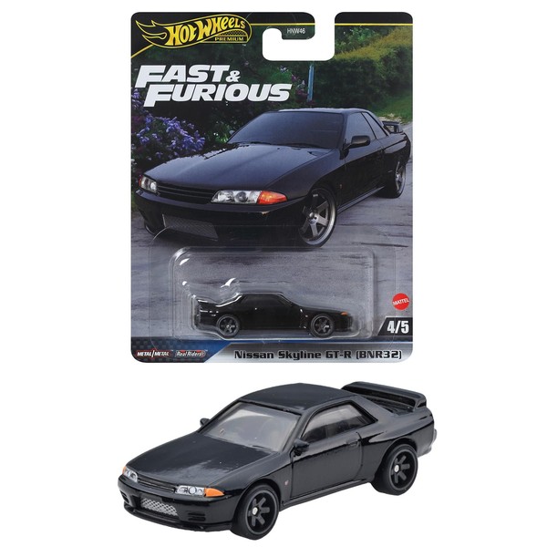 Hot Wheels HYP69 Fast & Furious - Nissan Skyline GT-R (BNR32) Mini Car, 3 Years Old and Up