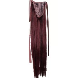 Remy Glamm Coleta Ponytail Postiza 100% Natural Humano 18in Rojiza 80g