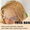 SOKU Strawberry Blonde 13x4 Lace Frontal Wig 32 Inch Body