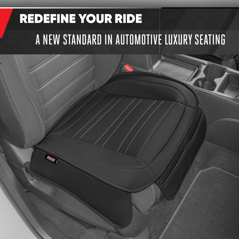 Motor Trend Seat Covers for Cars Trucks SUV, Faux Leather