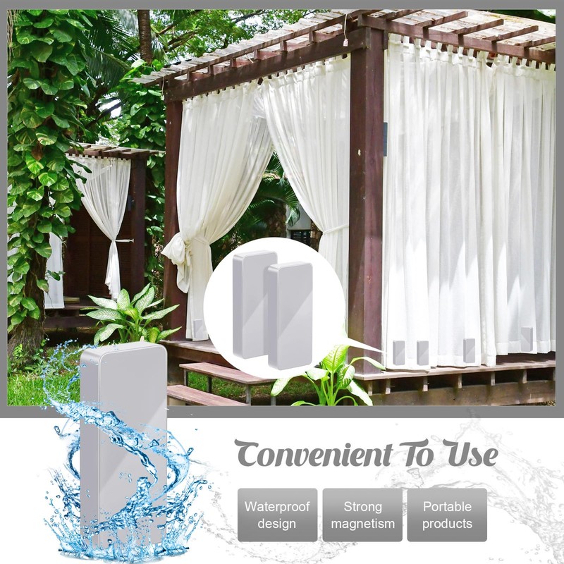 32 Pieces Outdoor Curtain Weights Heavy Outdoor Waterproof Curtain Magnets