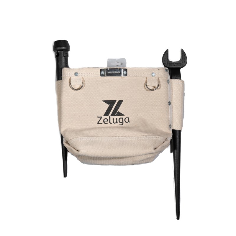 Zeluga 20-336 28 oz Canvas Fastener Tool Pouch, Bolt Bag