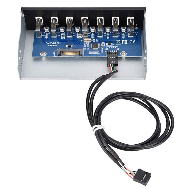 Fosa Unidad óptica del Panel Frontal, concentrador USB del Panel