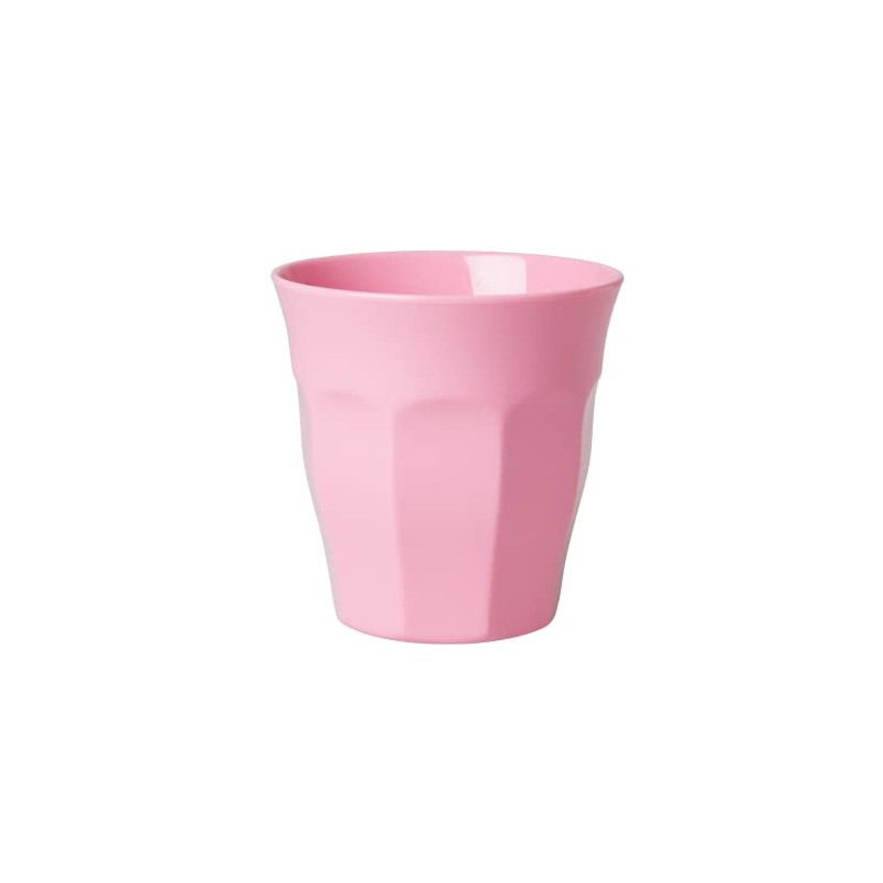Rice Melamine Cup Dark Pink - Medium Solid Plain Colour