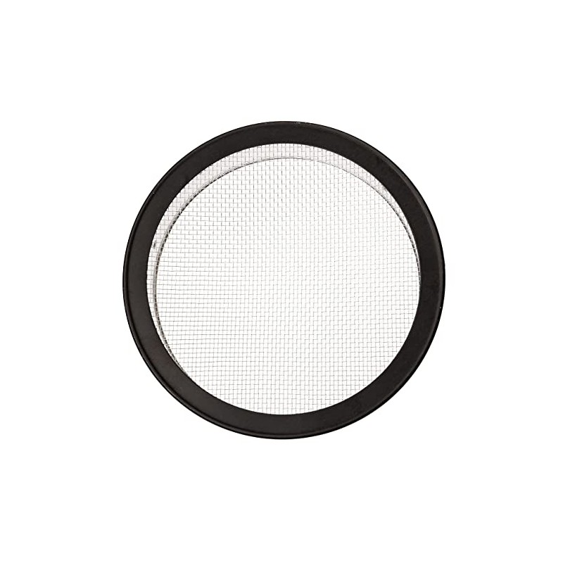 1" Aluminum Vent Tab Style Open Screen Black Pack of