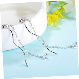 Baluue Chic Shape Beautiful Chain Light Luxury Long Earring Design for Mom Friends