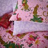 furn. Purrfect Christmas Single Duvet Cover Set, Cotton, Polyester, Pink/Lilac